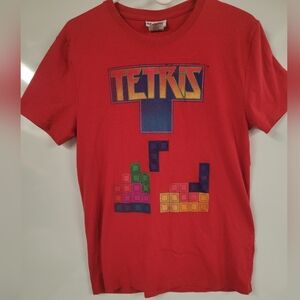 Tetris Red Short Sleeve Men's Tee, Medium